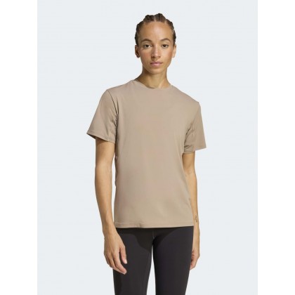 adidas Womens' Designed For Training Go To T-Shirt - Brown