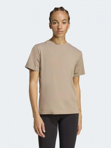 adidas Womens' Designed For Training Go To T-Shirt - Brown
