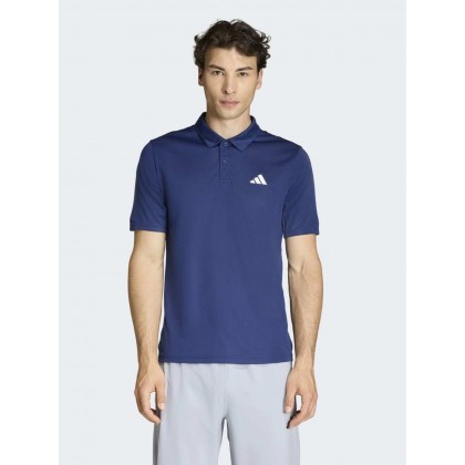 adidas Men's Workout Essentials Base Polo T-Shirt - Blue