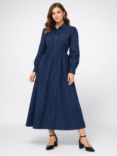 عباية نسائية لون كحلي