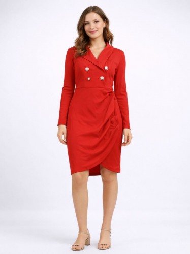 فستان نسائي لون احمر