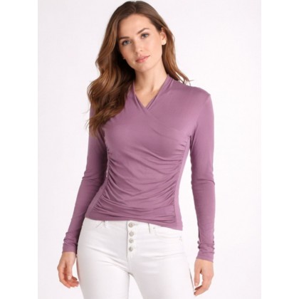 بلوزة ستاتي لون نهدي