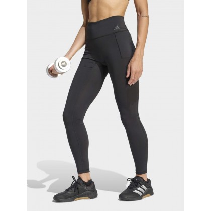 adidas Womens' Optime Workout Full Length Leggings-Black