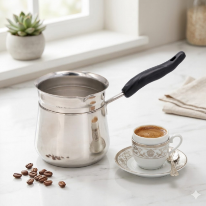 بكرج قهوة ثقيل مع يد بلاستيك