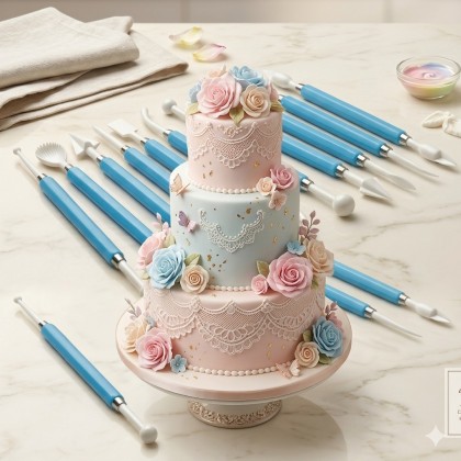 طقم تزيين الكيك Modelling Tool SET