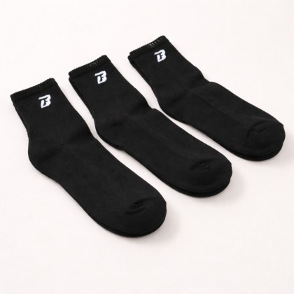 طقم جوارب (3 أزواج) من مورانو للرجال لون أسود