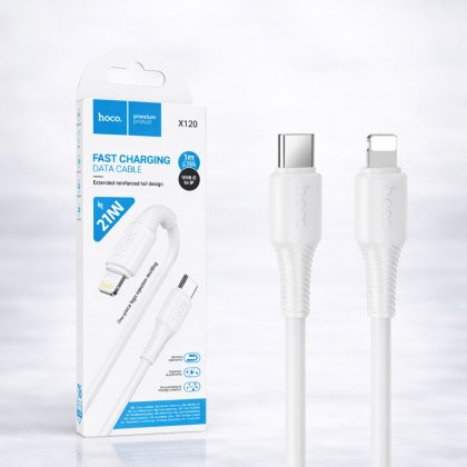 HOCO X120 PD 27W BENEFICIO USB TYPE C TO LIGHTNING 1M كيبل تايب سي لايفون