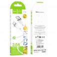 HOCO X109 3.0A Silicone Type-C Data Cable White كيبل شحن تايب سي