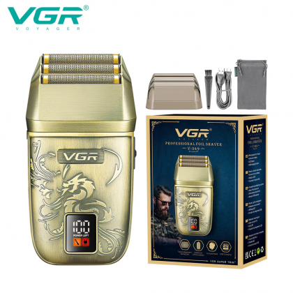ماكينة حلاقة VGR V-349 الذهبية للرجال