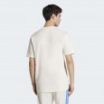 adidas Men's Essentials Small Logo Single Jersey Tee - Beige