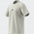 adidas Men's Essentials Small Logo Single Jersey Tee - Beige