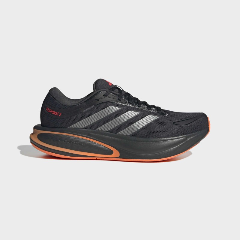 أحذية رياضية رجالي — adidas Men's Response 2 Running Shoes - Black