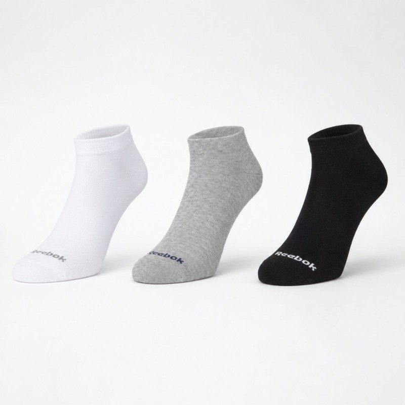 جوارب — Reebok Mens' Active Core Low-Cut 41-46 Socks (3 Pairs)