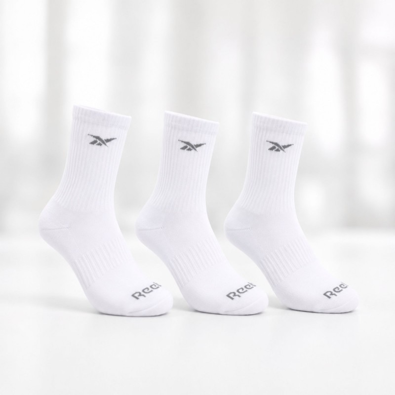 جوارب — Reebok Mens' Active Core Low-Cut 41-46 Socks (3 Pairs)