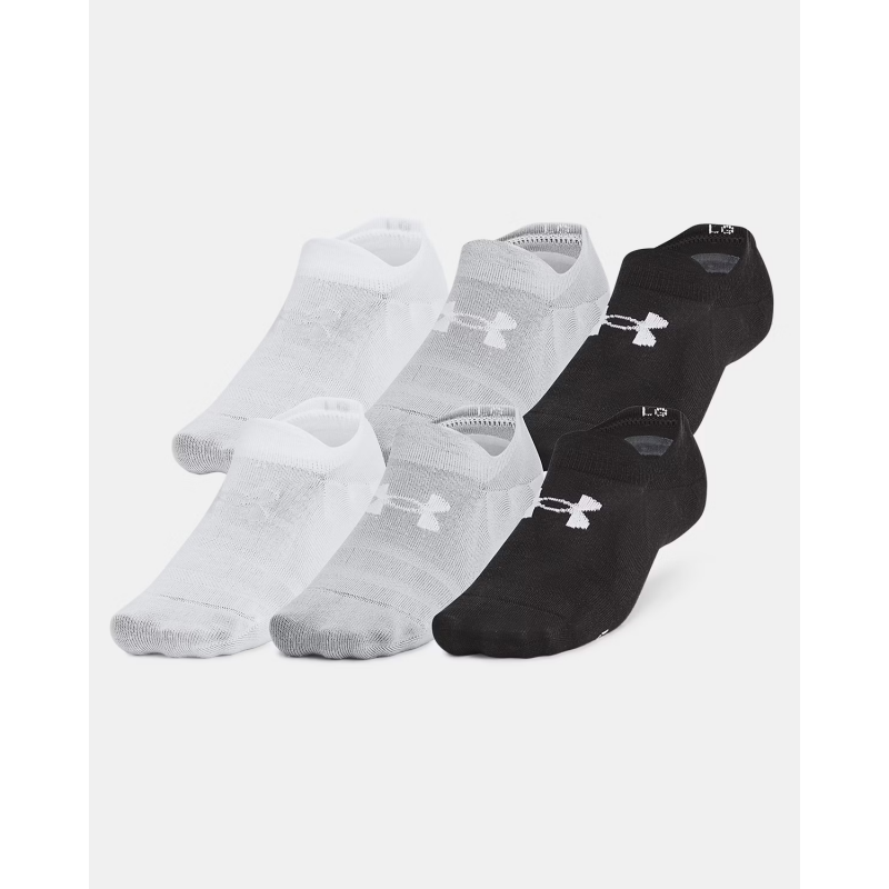 جوارب — Under Armour Unisex' Essential Ultra 6-Pack Low Socks