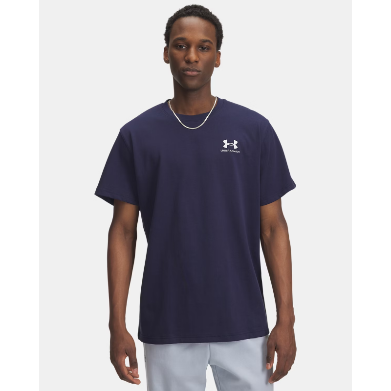 بلوزة — Under Armour Men's Logo Embroidered Heavyweight Short Sleeve T-Shirt
