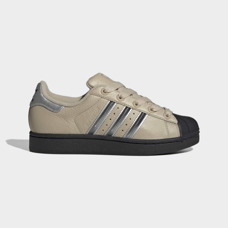 أحذية رياضية نسائي — adidas Women's Superstar II Shoes - Beige