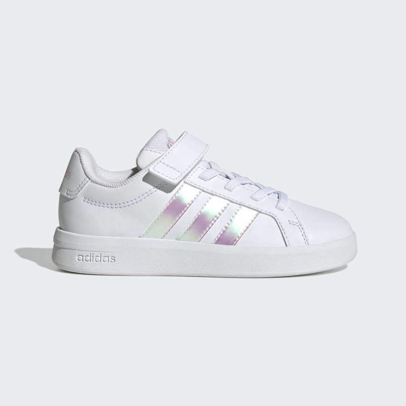 أحذية أطفال — adidas Kid's Grand Court 3.0 El C Shoes - White