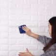 ورق جدران لاصق على شكل حجارة بناء قياس 80*80 سم