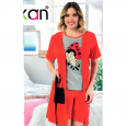 polkanبيجامة ستاتية تركية one size