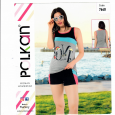 polkanبيجامة ستاتية تركية one size