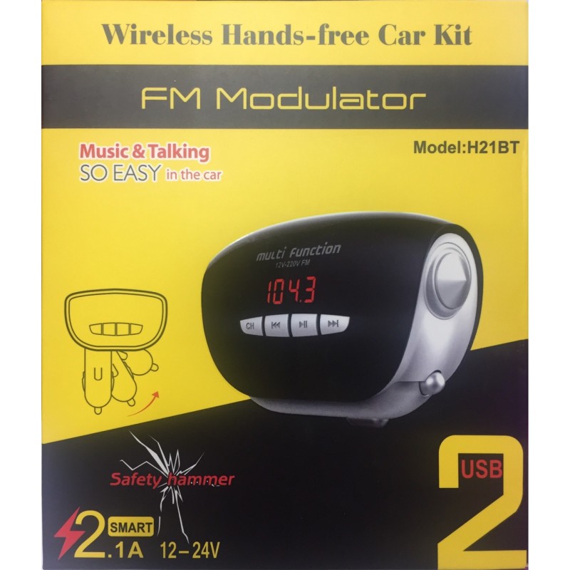 wireless hands-free car kit FM modulator wireless hands-free car kit FM modulator