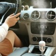 معطر سيارة مع مخرج USB برئحة زهر فيولا