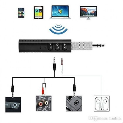 Wireless Receiver قطعة استقبال بلوتوث مع مدخل AUX