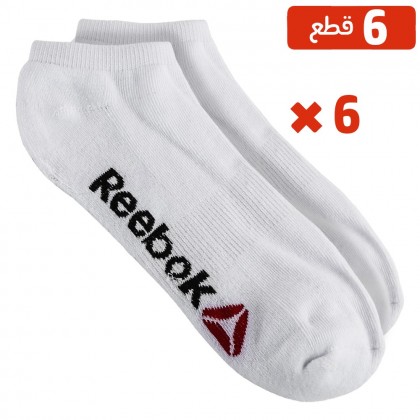 طقم جرابات 6 قطع للشباب ( ساق قصير ) Reebok