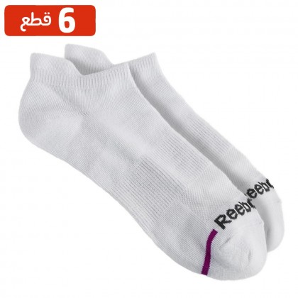 طقم جرابات 6 قطع للصبايا ( ساق قصير ) Reebok