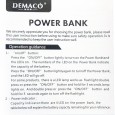 باور بانك DEMACO 10400 ميلي أمبير