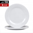 طقم صحون ميلامين 6 قطع 10 انش