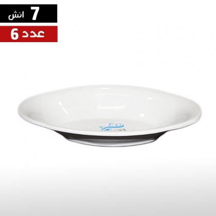 طقم شختورة ميلامين 6 قطع 7 انش