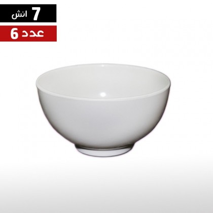 طقم زبدية ميلامين 6 قطع 7 انش