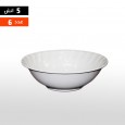 طقم زبادي سلطة ميلامين 6 قطع 5 انش