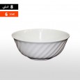 طقم زبادي ميلامين 6 قطع 8 انش