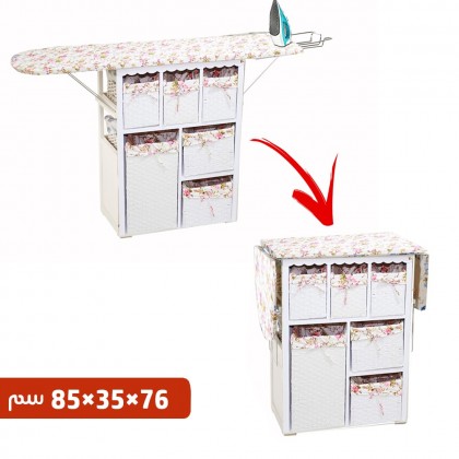 طاولة كوي + كومادينة خشبية