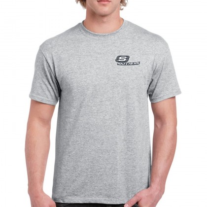 Skechers Men's T Shirt Traditional Logo 100% Cotton