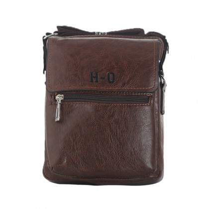 شنطة جلد رجالية حجم وسط HQ