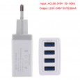 شاحن ٤ مداخل مع وصلة USB
