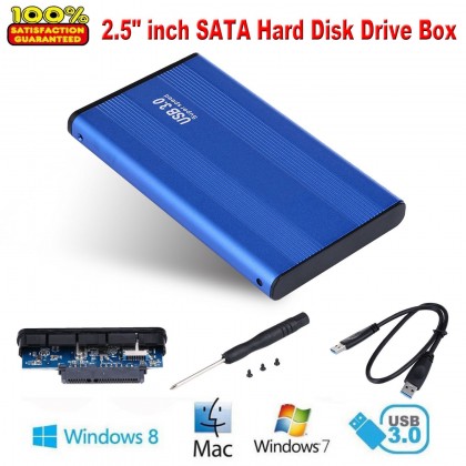 حافظة هاردسك HDD خارجي قياس 2.5 انش يدعم USB 3.0