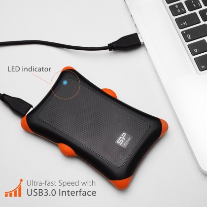 هارديسك خارجي مقاوم للصدمات USB 3.0 سعة 1 تيرا بايب SP