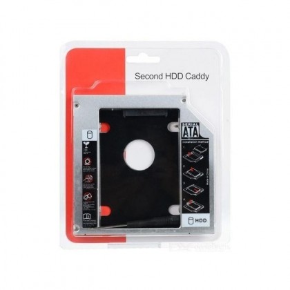 2.5 inch Universal Second HDD Caddy, SATA to SATA HDD Hard Drive Caddy, Thickness : 9.5mm