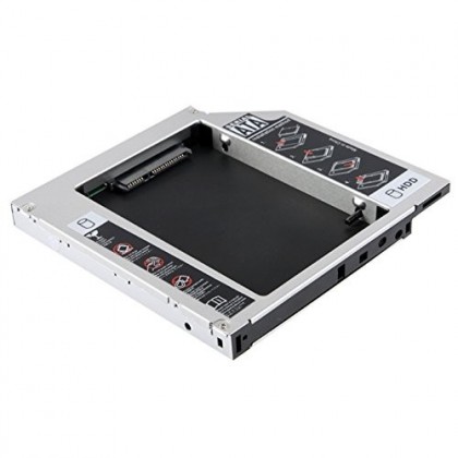 2.5 inch Universal Second HDD Caddy, SATA to SATA HDD Hard Drive Caddy, Thickness : 12.7mm