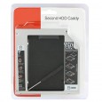 2.5 inch Universal Second HDD Caddy, SATA to SATA HDD Hard Drive Caddy, Thickness : 12.7mm