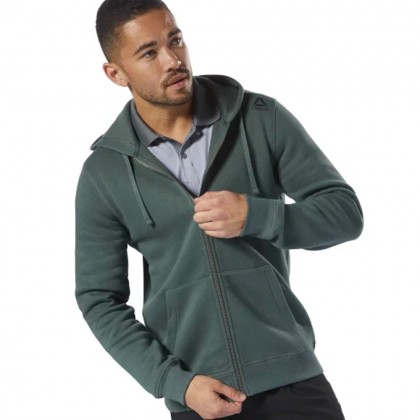 Reebok FLEECE FULL ZIP HOODIE