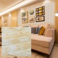 ورق جدران 3D مصنع من الفوم قياس 70×77 سم
