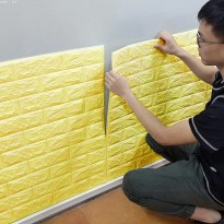 ورق جدران 3d مصنع من الفوم قياس 70 77 سم لون سكني Mart Online Shop