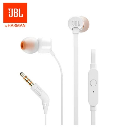 JBL TUNE 110 ( White ) سماعات هاتف سلكية