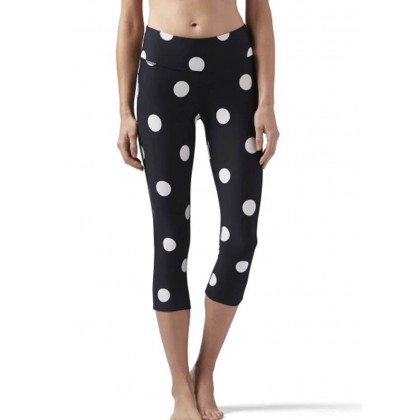 Reebok Lux Bold Dotted Capri